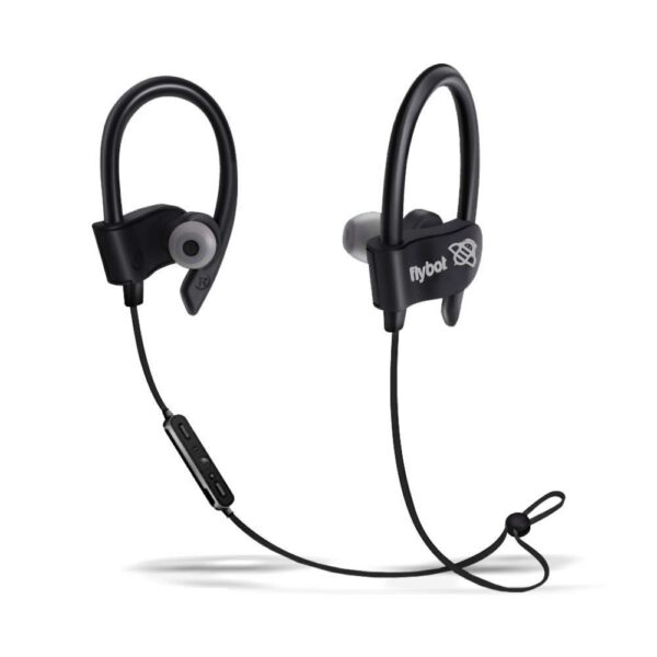 Flybot Wave in-Ear Sport Wireless Bluetooth Earphone Sweatproof (Black)