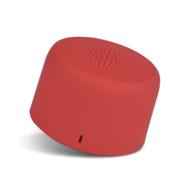 Portronics PICO Bluetooth 5.0 Personal Mini Portable Stereo Speaker with TWS, Crisp, Loud and Clear 3W, Red