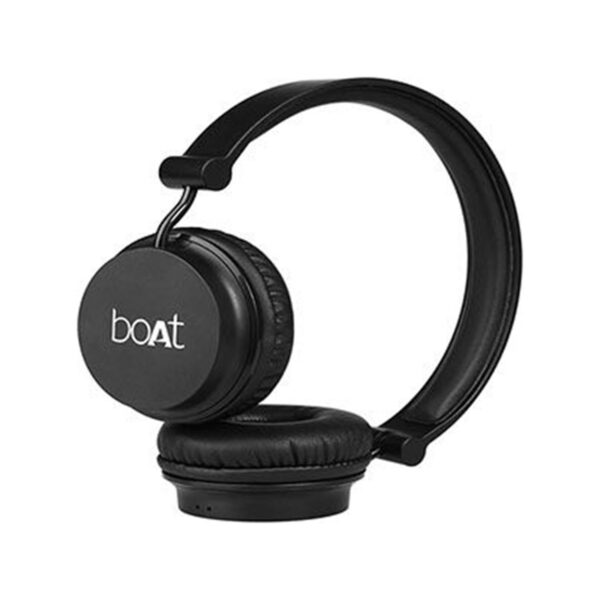 boAt Rockerz 400 On-Ear Wireless Bluetooth Headphones (Carbon Black)