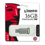 Kingston DataTraveler Flash Drive 16GB USB 3.0 (Silver and Green) (1)