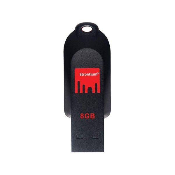 Strontium Pollex 8GB USB Pen Drive (Black/Red)