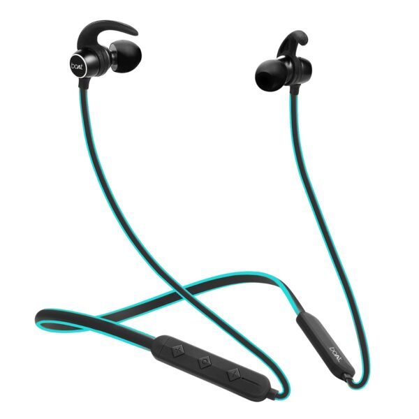 boAt Rockerz 255 Sports in-Ear Bluetooth Neckband Earphone Mic (Ocean Blue)