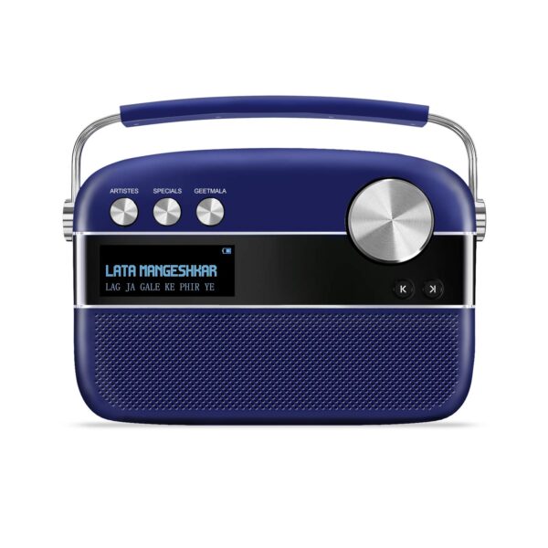 Saregama Carvaan Premium- Portable Music Player (Blue)
