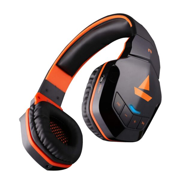 boAt Rockerz 510 Bluetooth On-Ear Headphone with Mic (Molten Orange)