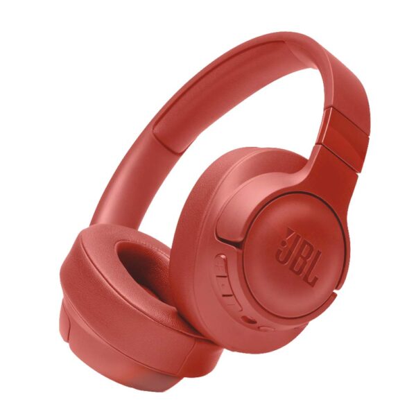 JBL Tune 750BTNC Over-Ear Wireless Active Noise-Cancelling Headphones (Red)