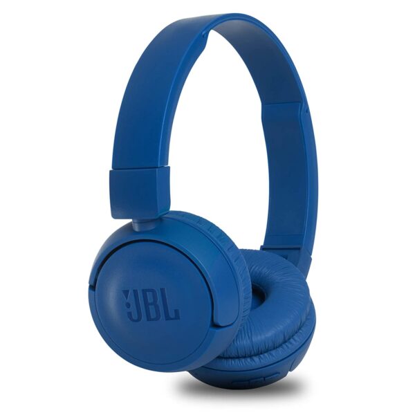 JBL T460BT Extra Bass Wireless On-Ear Headphones (Blue)