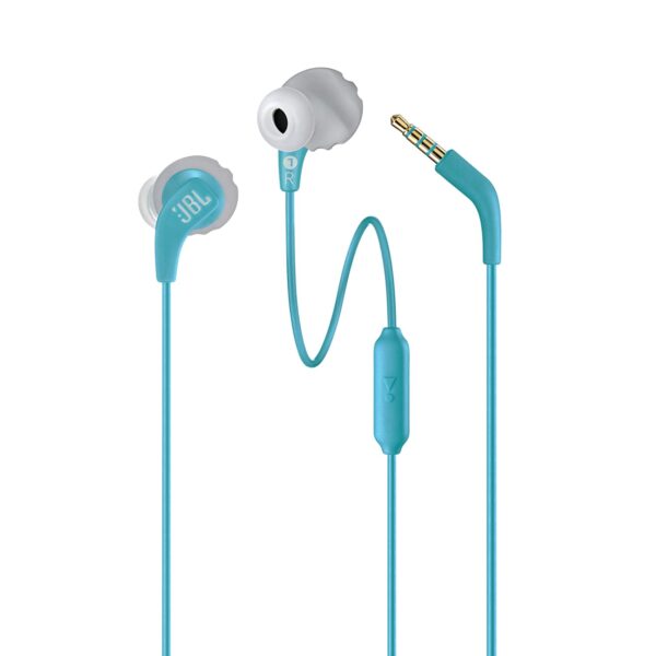 JBL Endurance Run Wired in Ear Earphones (Blue, Teal)