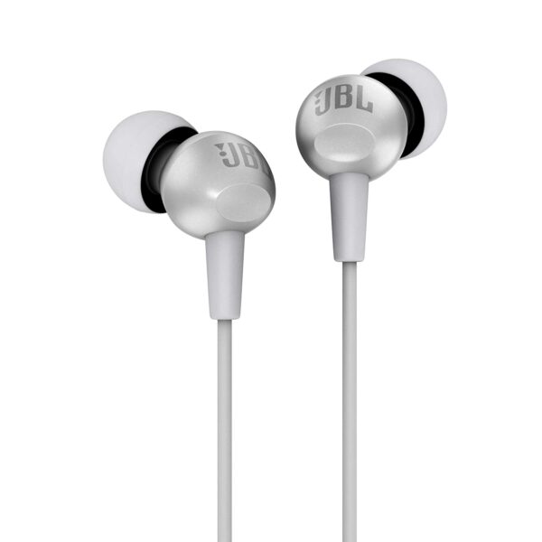 JBL C200SI in-Ear Premium Headphones with Mic (Ice Gray)