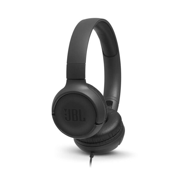 JBL Tune 500 Wired On Ear Headphone (Black)