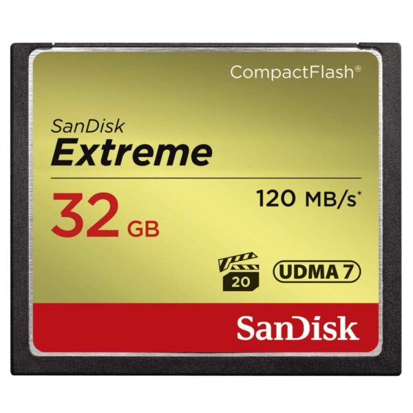 SanDisk Extreme 32GB CompactFlash Memory Card