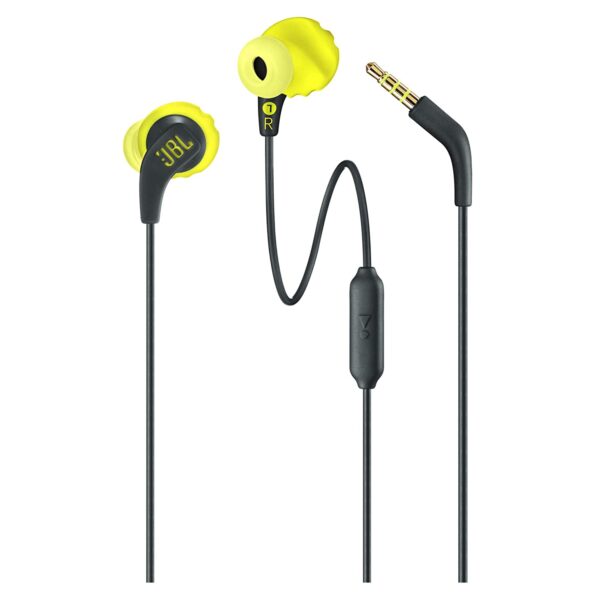 JBL Endurance Run, Sports in Ear Wired Earphones (Yellow)