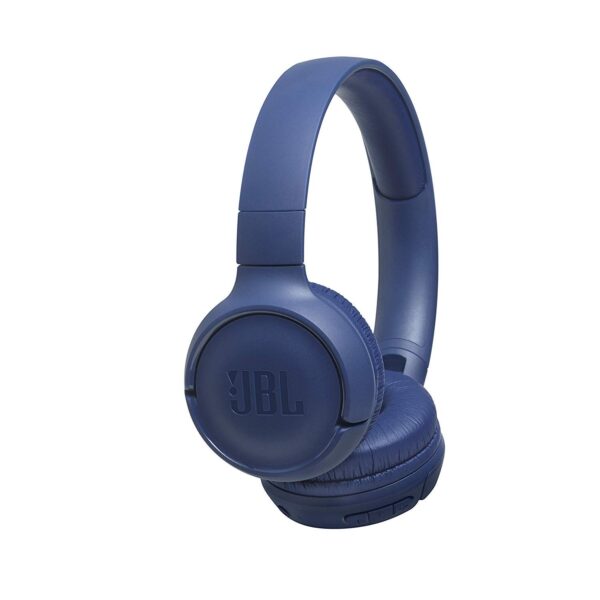 JBL Tune 500BT Powerful Bass Wireless On-Ear Headphones (Blue)