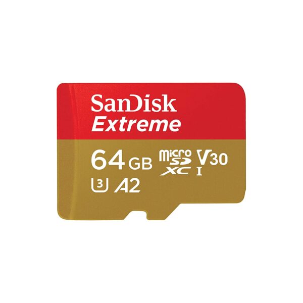 SanDisk 64GB Extreme microSDXC A2 Memory Card