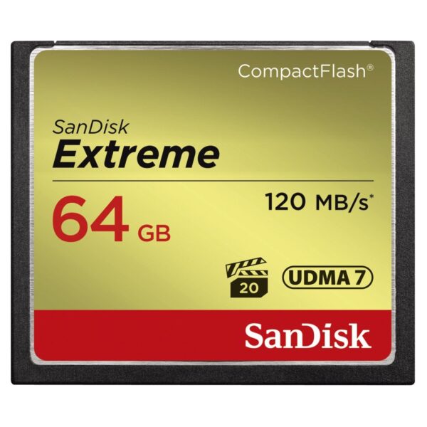 SanDisk Extreme 64GB CompactFlash Memory Card