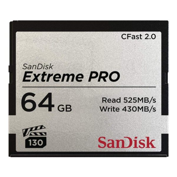 SanDisk 64GB Extreme Pro CFast 2.0 Memory Card