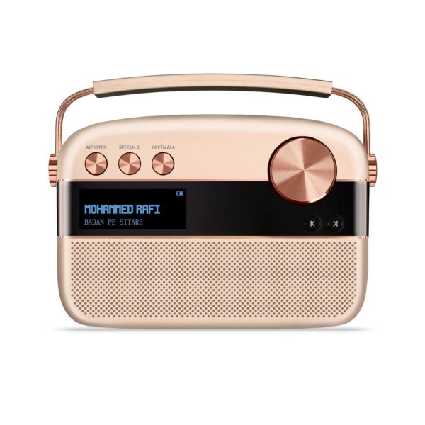 Saregama Carvaan Portable Music Player (Champagne Gold)