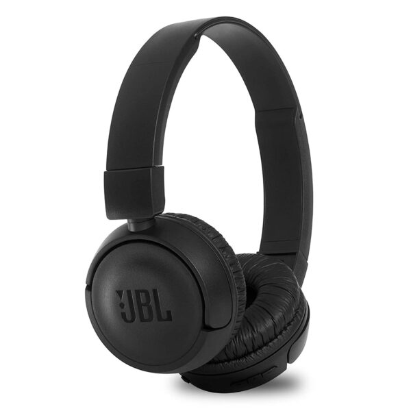 JBL T460BT Extra Bass Wireless On-Ear Headphones (Black)