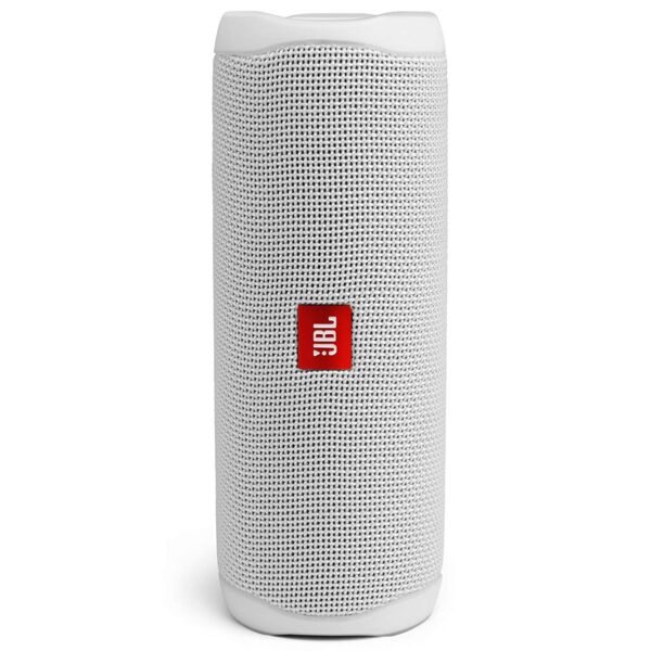 JBL Flip 5 Wireless Portable Bluetooth Speaker (White)