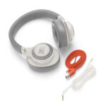 JBL E65BTNC Wireless Over-Ear Active Noise Cancelling Headphones (White)