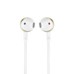 JBL T205BT Pure Bass Wireless Metal Earbud Headphones with Mic (Gold)
