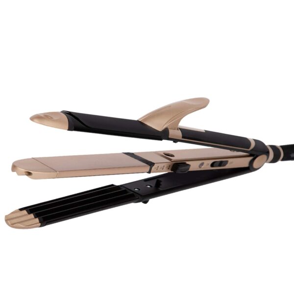 VEGA 3 in 1 Hair Styler - Straightener, Curler and Crimper (Black)