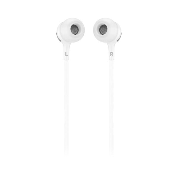 JBL LIVE100 in-Earphone with in-Line Microphone and Remote (White)