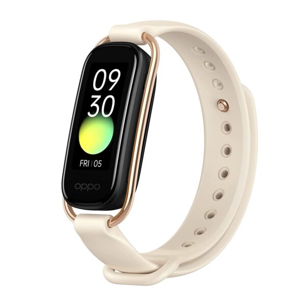 OPPO Smart Band with Extra Sport Strap - 5ATM Water Resistant, Supports Android and iOS