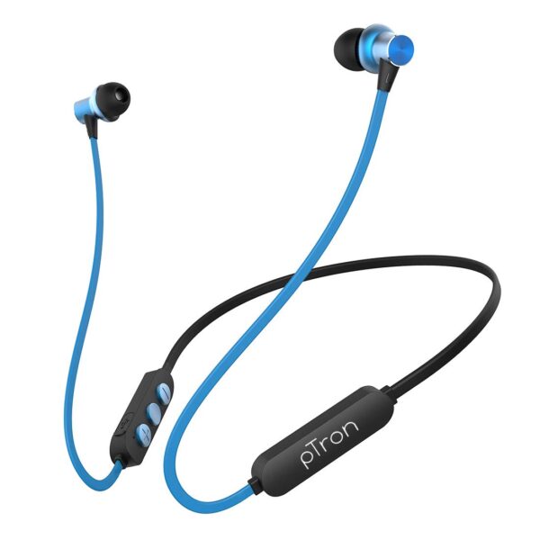 pTron Bassfest Plus Magnetic in-Ear Bluetooth 5.0 Wireless Headphones