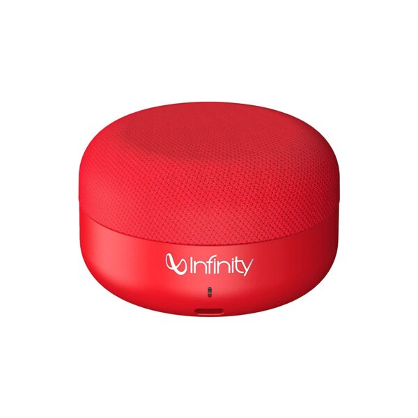 Infinity by Harman Fuze Pint Deep Bass Dual EQ Bluetooth 5.0 Wireless Portable Speaker (Passion Red)