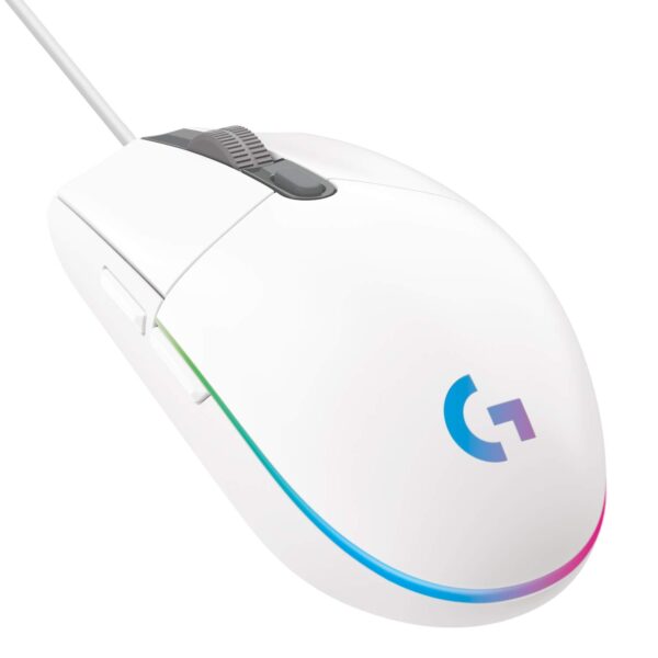 Logitech G102 Light Sync Gaming Mouse (White)