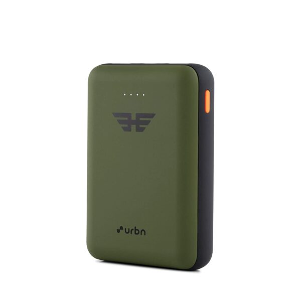 URBN 10000 mAh Li-Polymer Ultra Compact Power Bank with 12W Fast Charge (Camo)