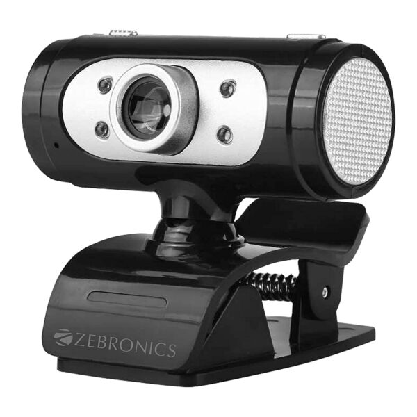 Zebronics Zeb-Ultimate Pro (Full HD) 1080p/30fps Webcam (Black)