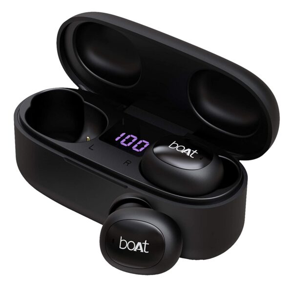 boAt Airdopes 121v2 True Buds Bluetooth V5.0 (Active Black)