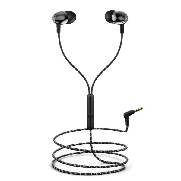 boAt Bassheads 162 in Ear Wired Earphones with Mic(Black)