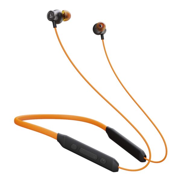 boAt Rockerz 205v2 Wireless Neckband with Mic (Orange)