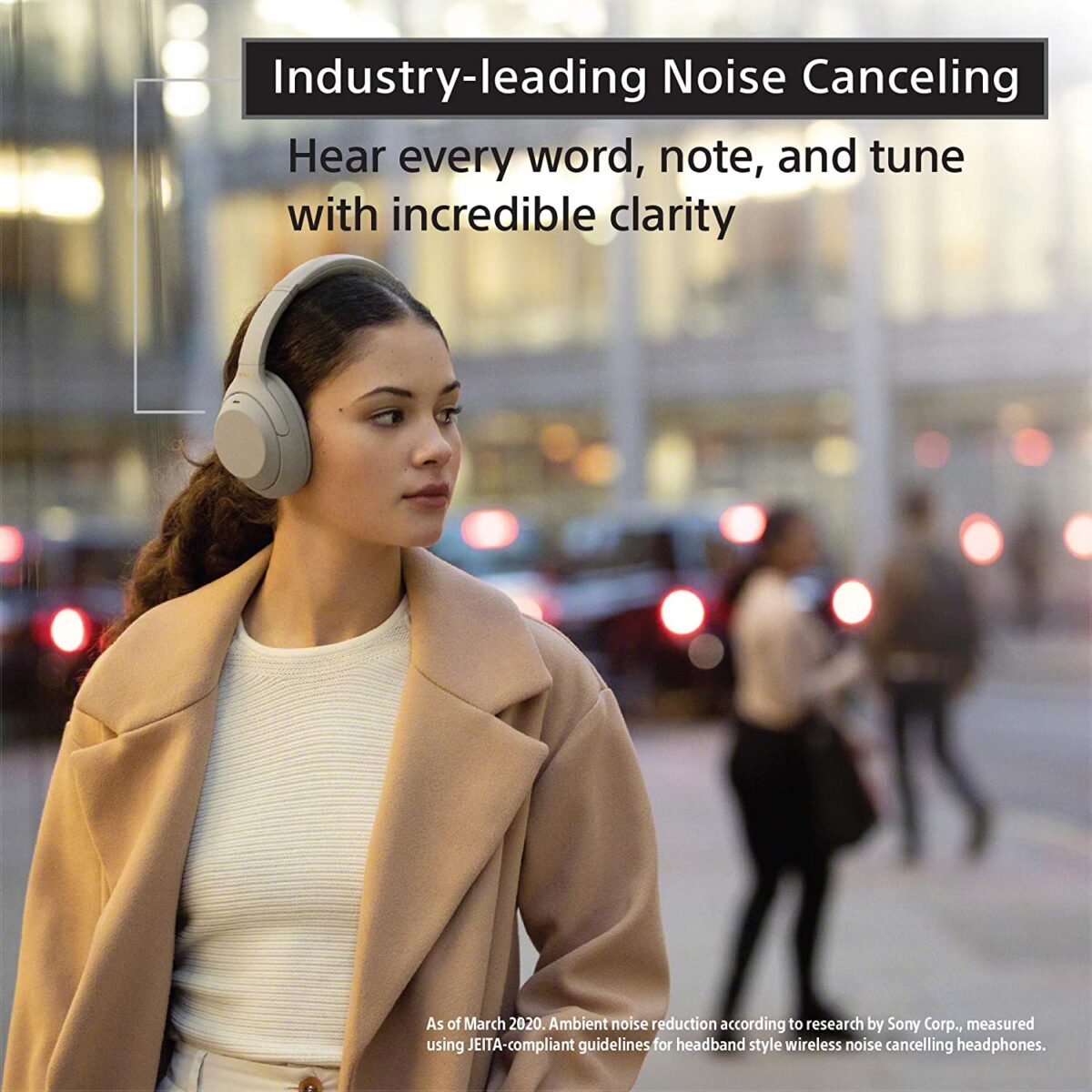 Sony WH-1000XM4 Industry Leading Wireless Noise Cancelling Headphones (Silver) - Image 4