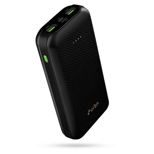 URBN 20000 mAh 18W Super Fast Charging Power Bank (Black)