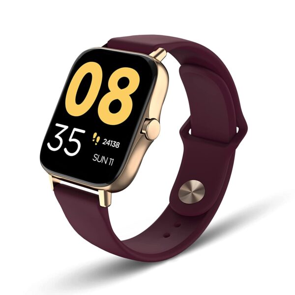 Pebble Cosmos Smartwatch with Bluetooth Calling (Burgundy)