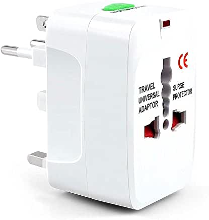 Universal All in One World Travel Adapter Surge Protector Charger Plug