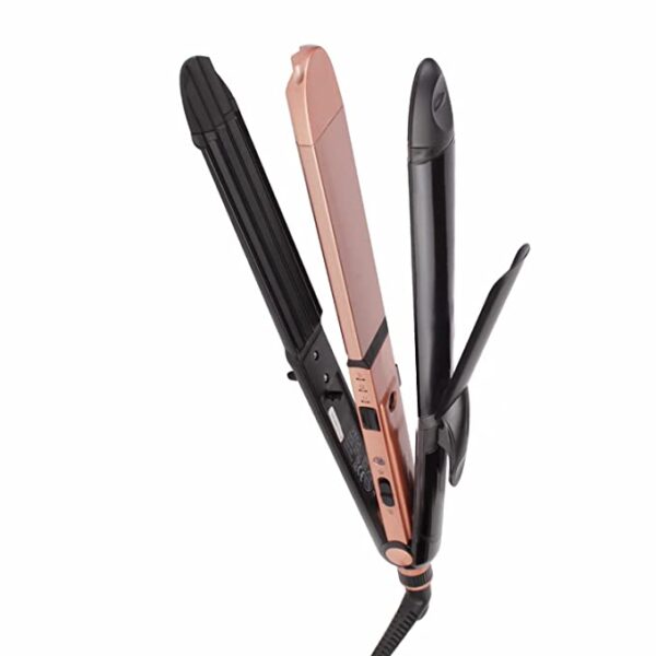 VEGA Keratin 3 in 1 Hair Styler - Straightener (VHSCC-03)Rose Gold
