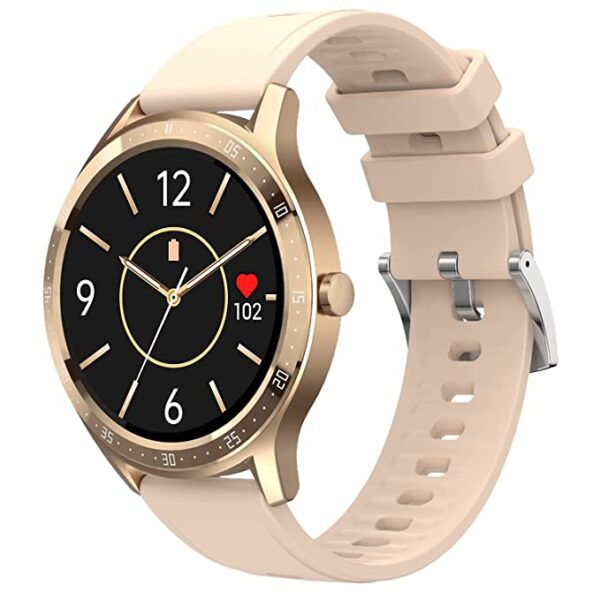 Fire-Boltt 360 SpO2 Display Round Smart Watch (Gold)