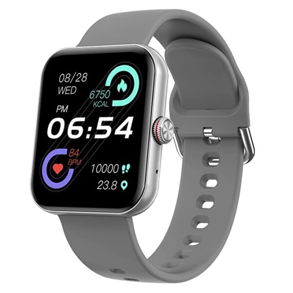 Crossbeats Ignite S3 Bluetooth Calling Smart Watch (Silver)
