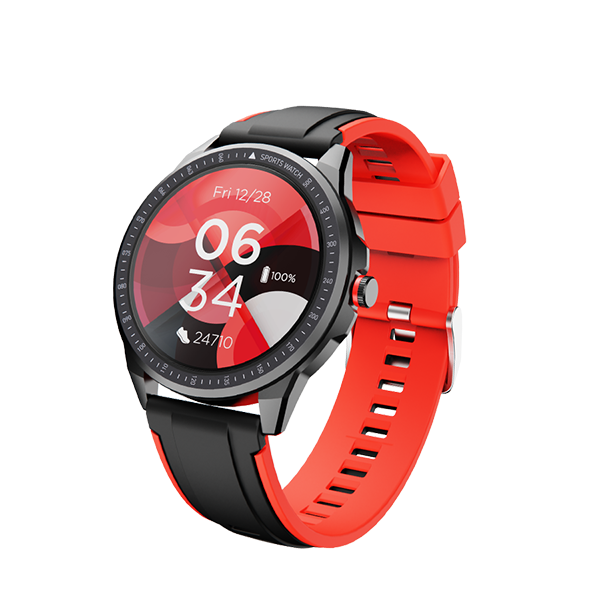 boAt Watch Flash Smart Watch (Moon Red)