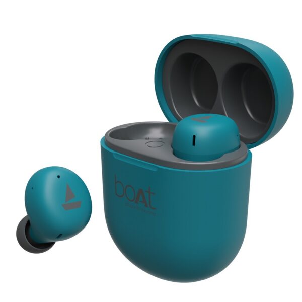 boAt Airdopes 381 Bluetooth Earbuds (Teal Blue)