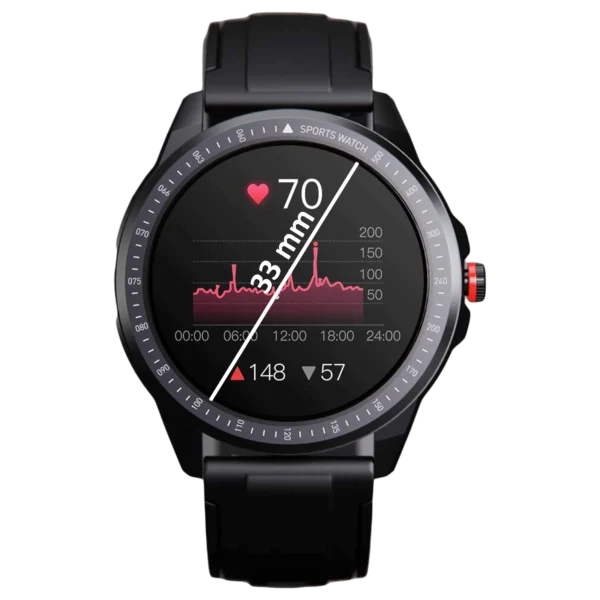 boAt Watch Flash Smart Watch (Lightning Black)
