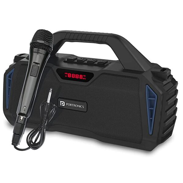 Portronics Chime 20W TWS Wireless Bluetooth Speaker (Blue)