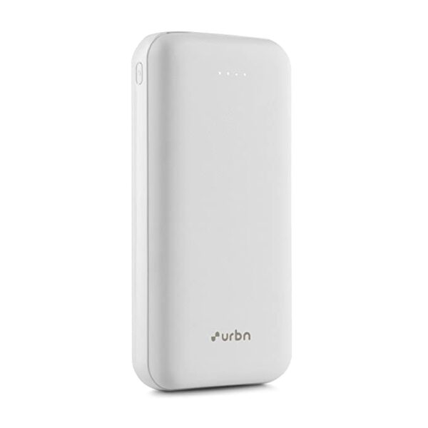 URBN 20000mAh Li-Polymer Ultra Compact Power Bank with (White)