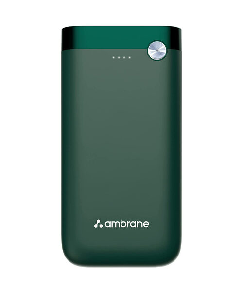 Ambrane PP-20 Pro 20000mAh Lithium Polymer Power Bank (Green)
