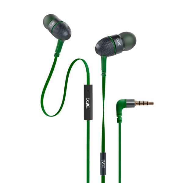 boAt BassHeads 228 in-Ear Wired Earphones  (Green)