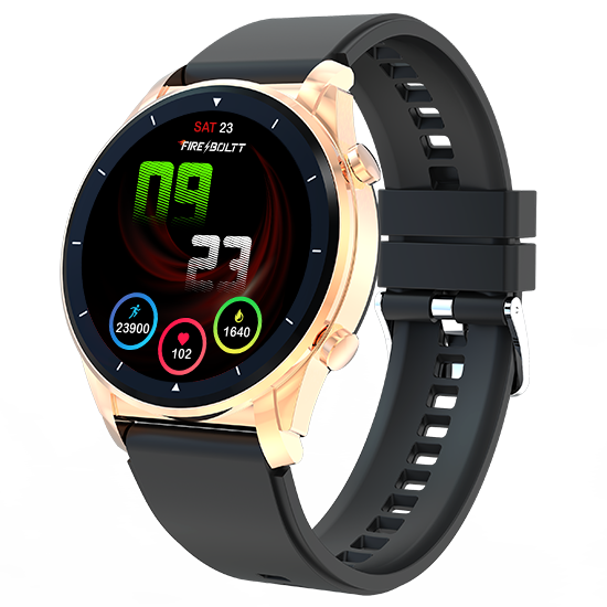 Fire-Boltt Thunder Bluetooth Calling Smartwatch (Gold Black)